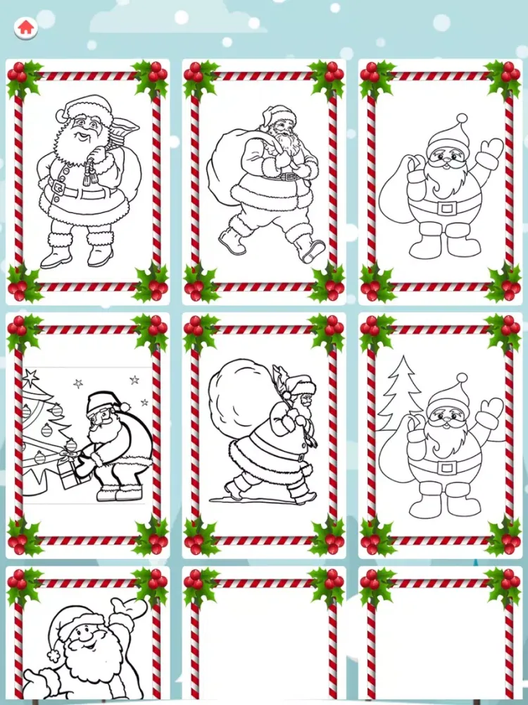Ảnh chụp màn hình của Christmas Coloring Book Kid 2+ iPad 