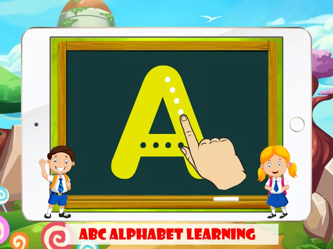 Скриншоты ABC Typing Learning Writing Dotted Alphabet Games iPad 