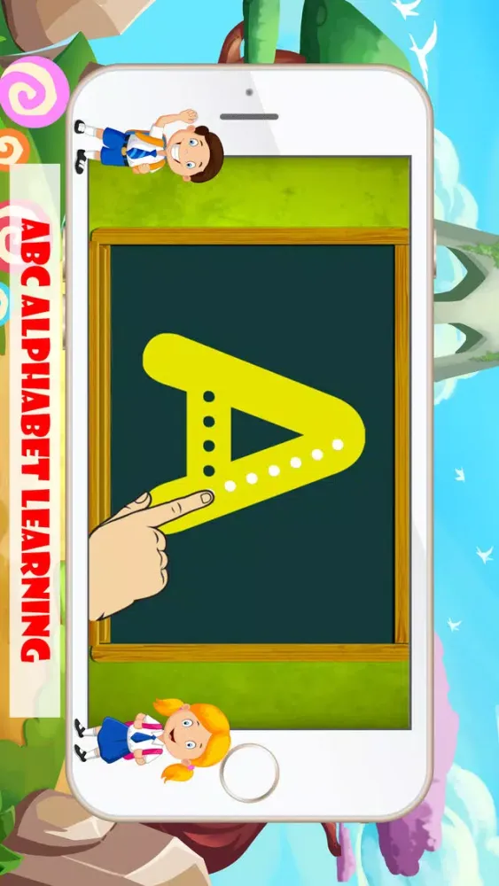 Скриншоты ABC Typing Learning Writing Dotted Alphabet Games