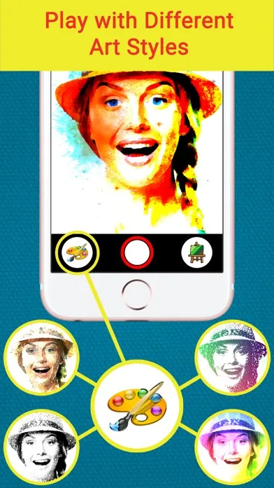 Capturas de pantalla de Art Canvas Pic to Mesh Camera