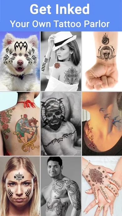 Captures d'écran de Ink Me Tattoo Maker Art Booth