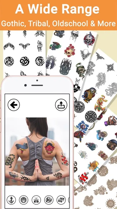 Captures d'écran de Ink Me Tattoo Maker Art Booth