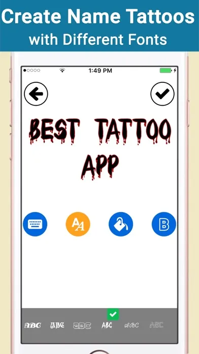 Captures d'écran de Ink Me Tattoo Maker Art Booth