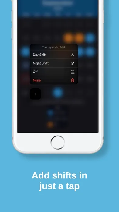 Capturas de tela do Shift Calendar & Work Schedule