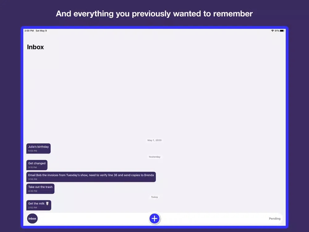 NotifyMe - Remind, Alert, Push iPad  스크린샷