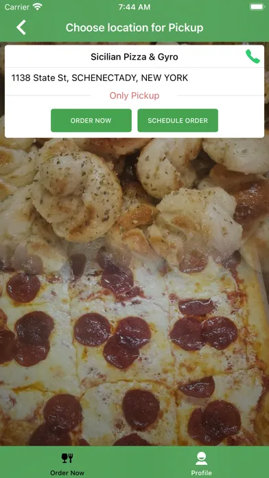 ภาพหน้าจอของ Sicilian Pizza & Gyro