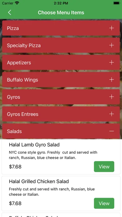 ภาพหน้าจอของ Sicilian Pizza & Gyro