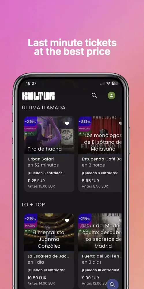 Capturas de pantalla de Kultur