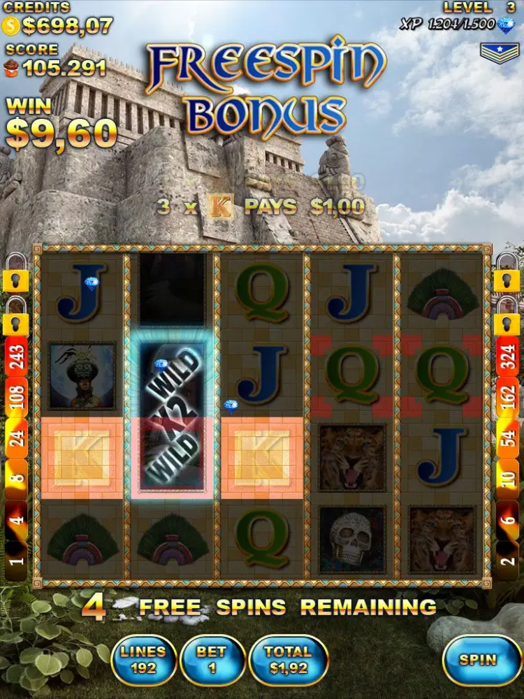 El Dorado 3 Slot Machine iPad  스크린샷