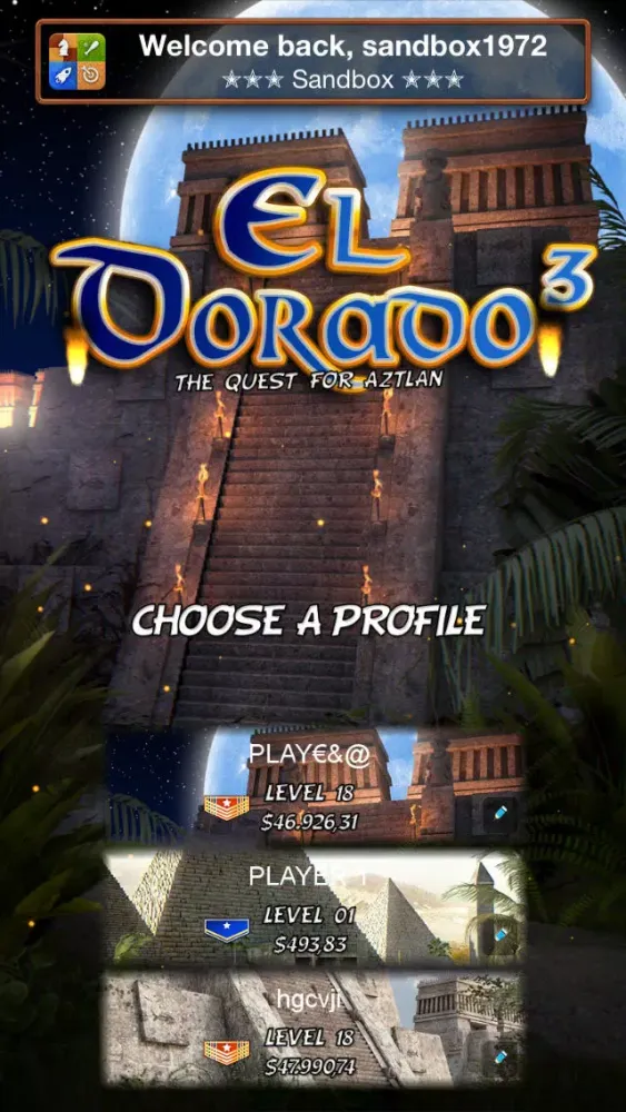El Dorado 3 Slot Machine 스크린샷
