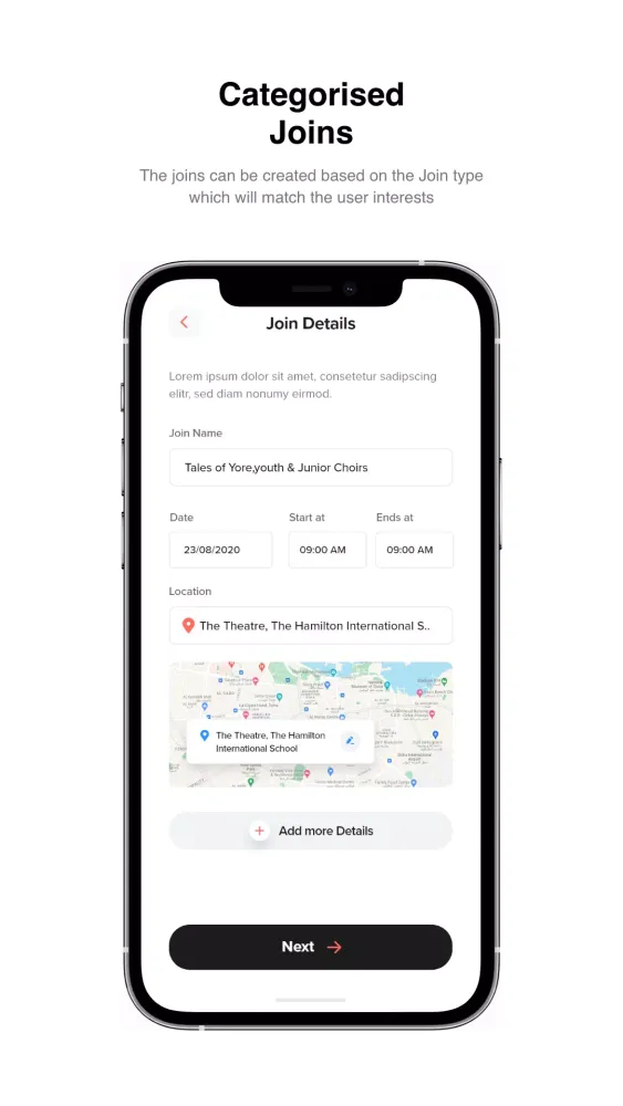 join -social, activity, events Screenshots