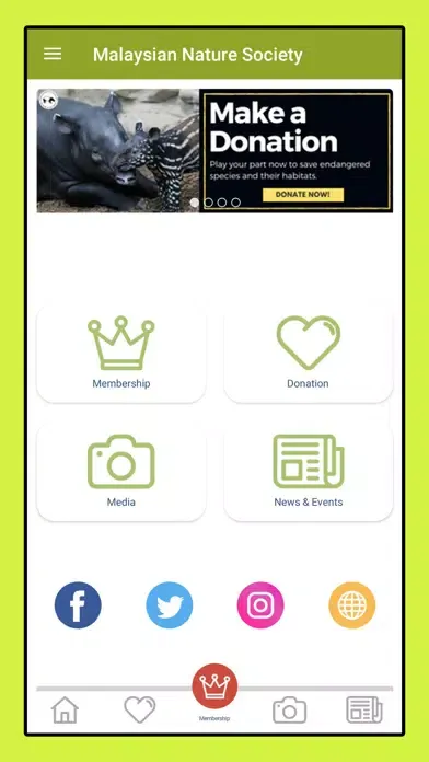 Malaysian Nature Society Screenshots
