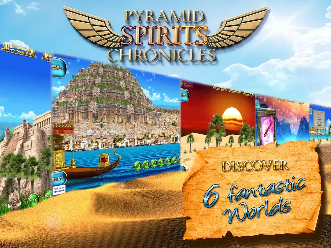 Slots - Pyramid Spirits 3 iPad 스크린샷