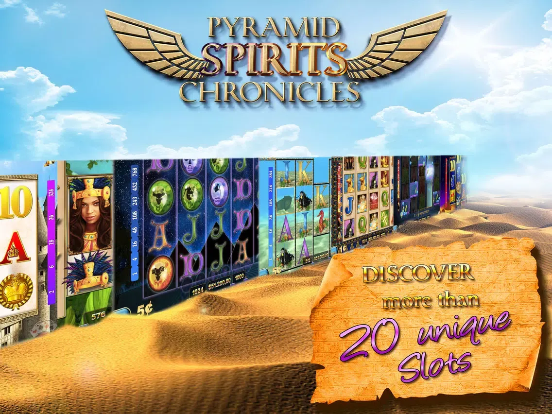 Slots - Pyramid Spirits 3 iPad 스크린샷