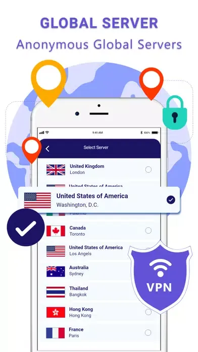Ảnh chụp màn hình của VPN for iPhone & iPad