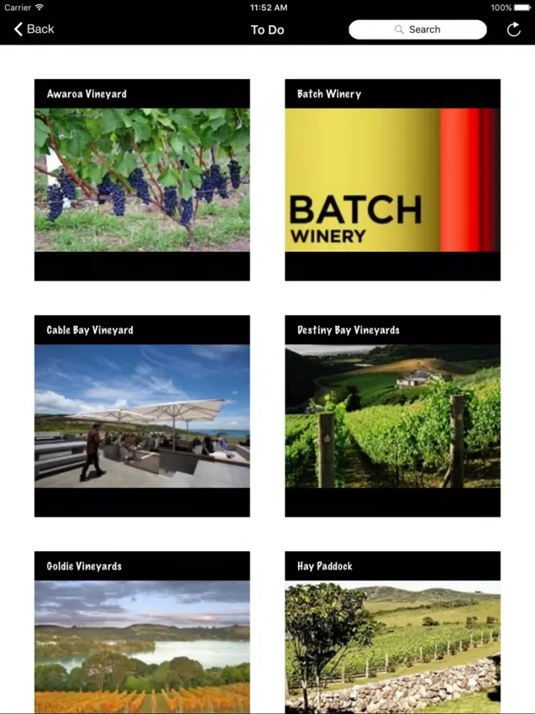 Waiheke iPad 應用截圖