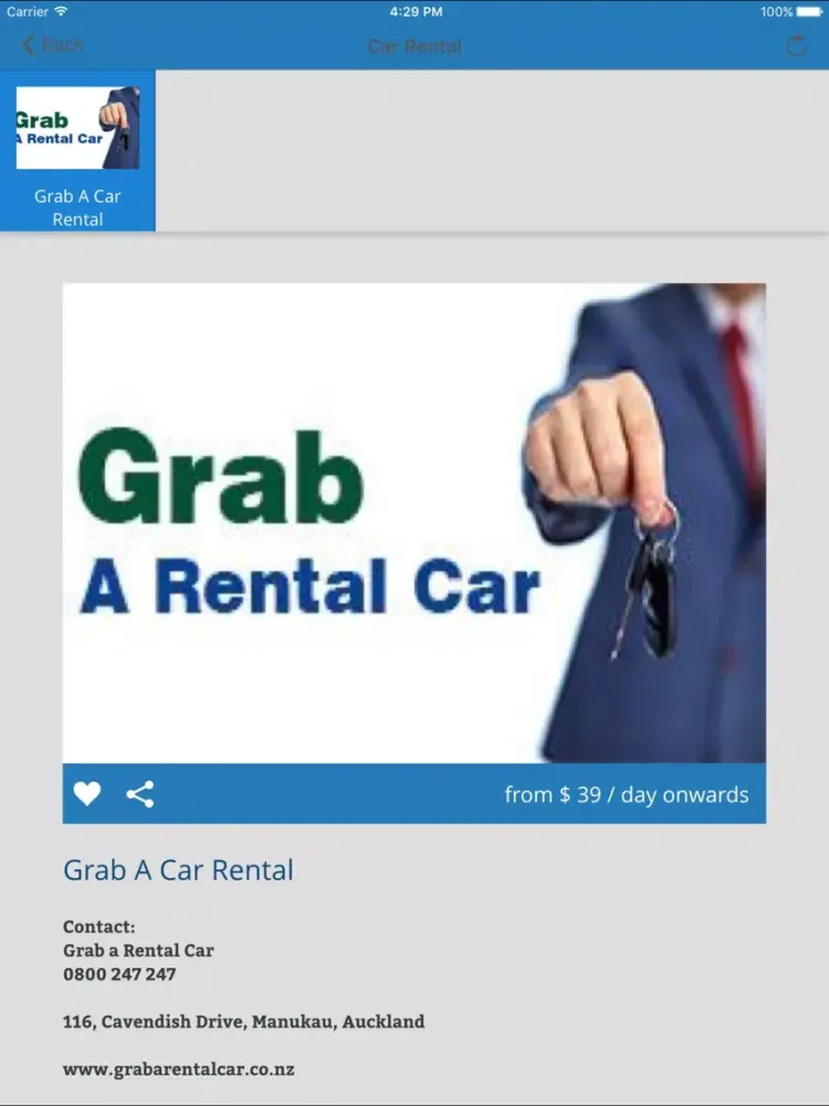 Скриншоты Auto Valet Car wash iPad 