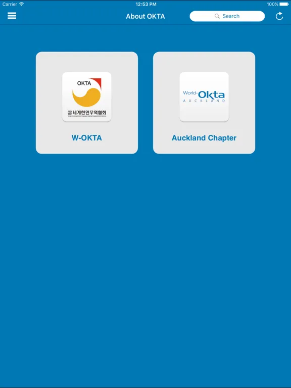 OKTA Auckland iPad  স্ক্রিনশট