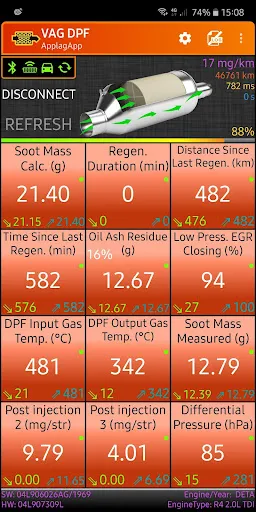 VAG DPF Screenshots