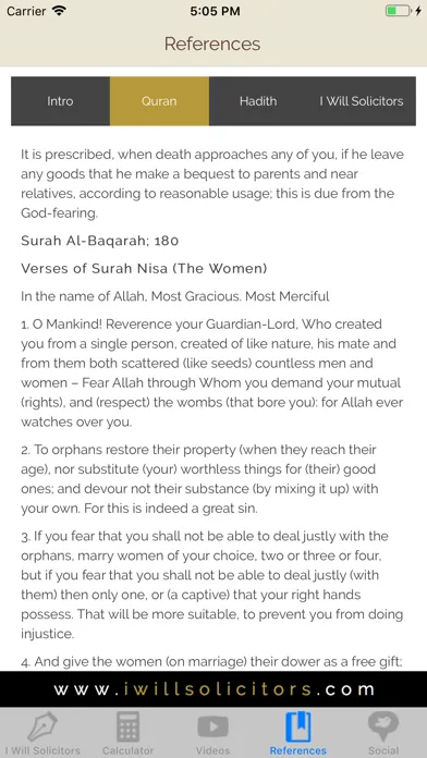 I Will Islamic Inheritance App سکرین شاٹس