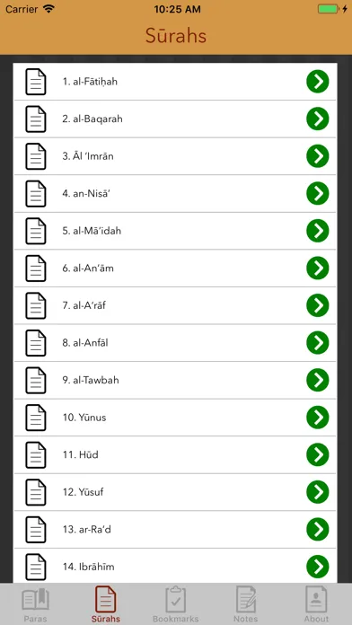 Capturas de pantalla de Urdu Quran