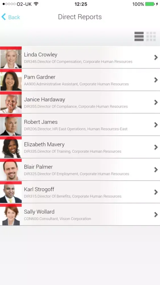 EmployeeCenter for Oracle HR Screenshots