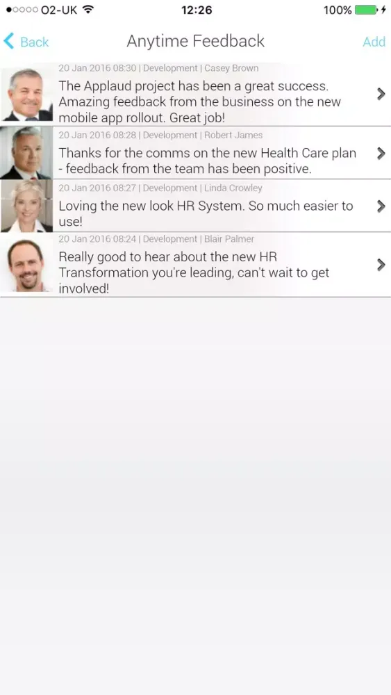 EmployeeCenter for Oracle HR Screenshots