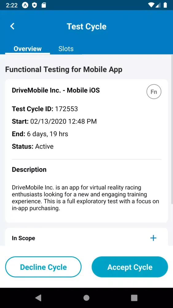 uTest Screenshots