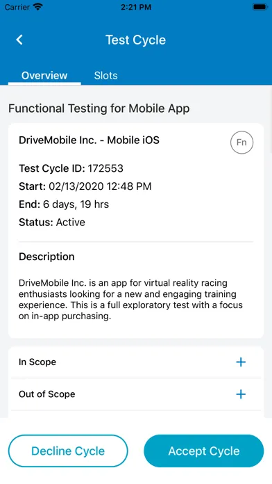 uTest Screenshots
