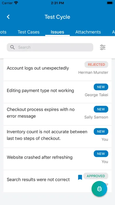 uTest Screenshots