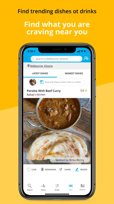 Capturas de pantalla de KRAVEiN:Snap or find best food