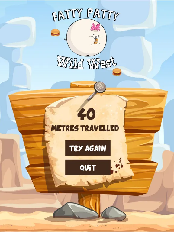 Fatty Patty Wild West iPad  स्क्रीनशॉट