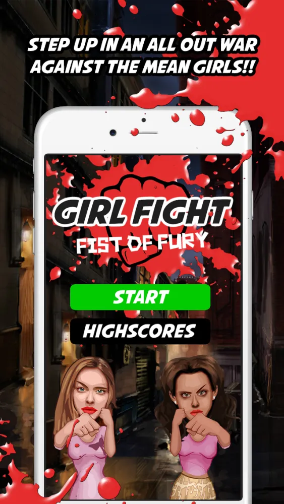 Capturas de tela do Girl Fight - Fist of Fury
