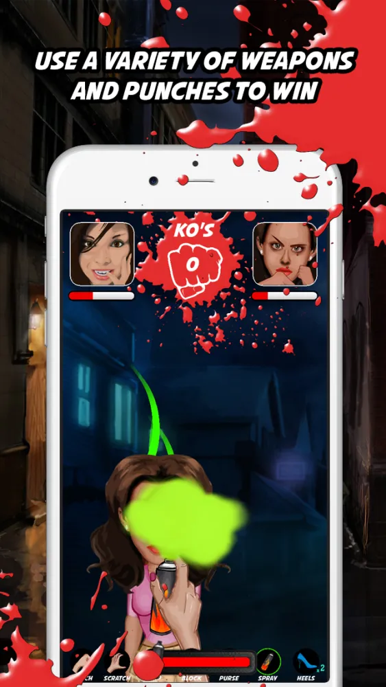 Capturas de tela do Girl Fight - Fist of Fury