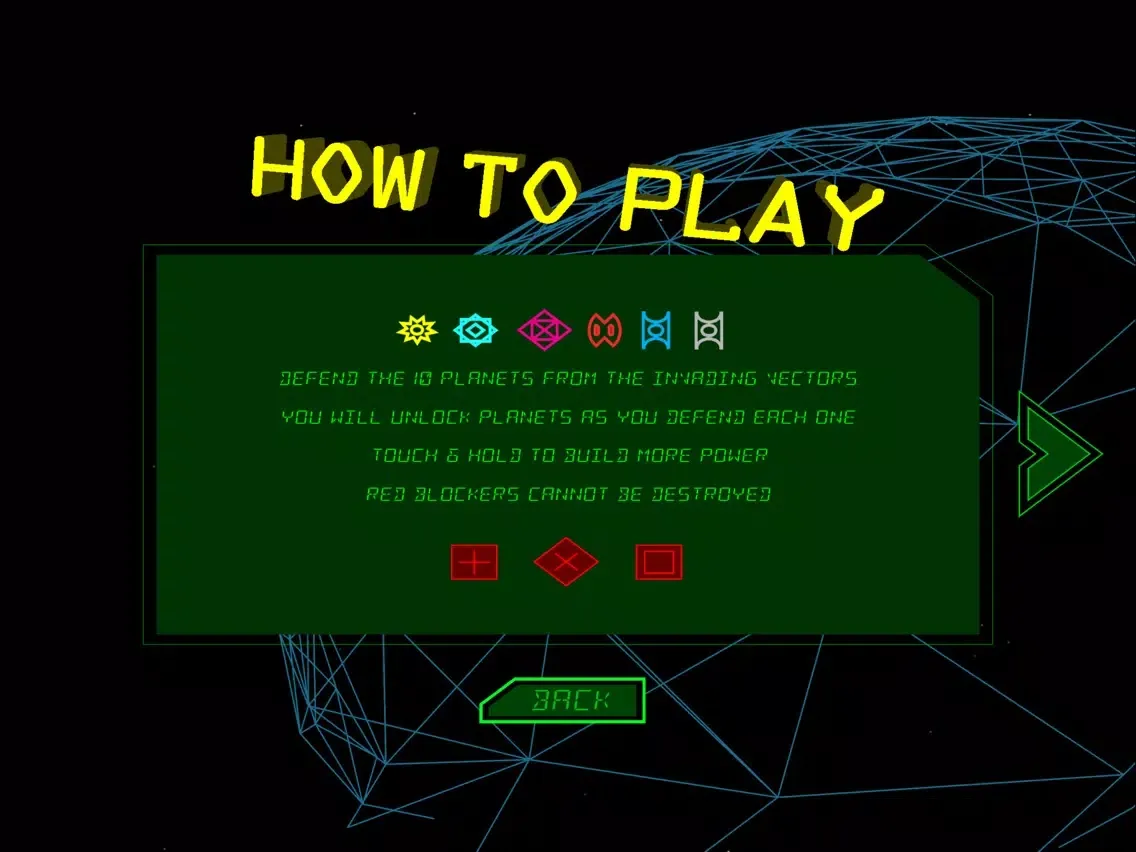 Vector Defender iPad  Screenshots