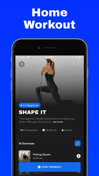 Fitness App - Home Workout 스크린샷