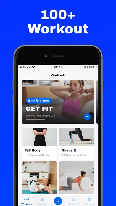 Fitness App - Home Workout 스크린샷