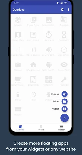 Overlays - Floating Launcher Screenshots