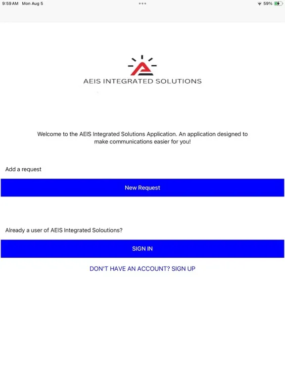 AEIS Integrated Solutions iPad  Screenshots