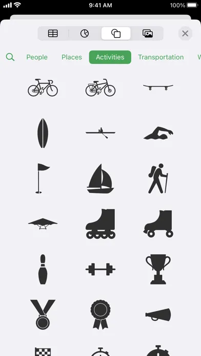 Numbers应用截图