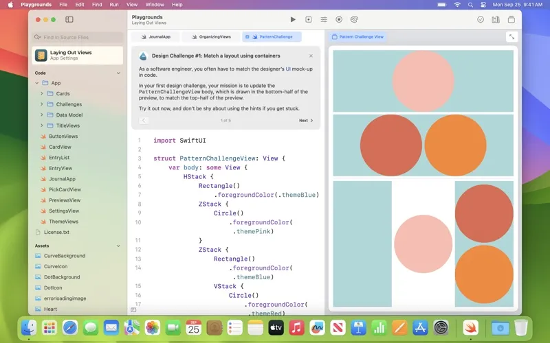 Swift Playgrounds スクリーンショット