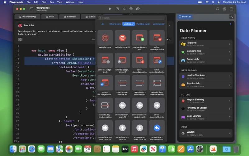 Swift Playgrounds スクリーンショット