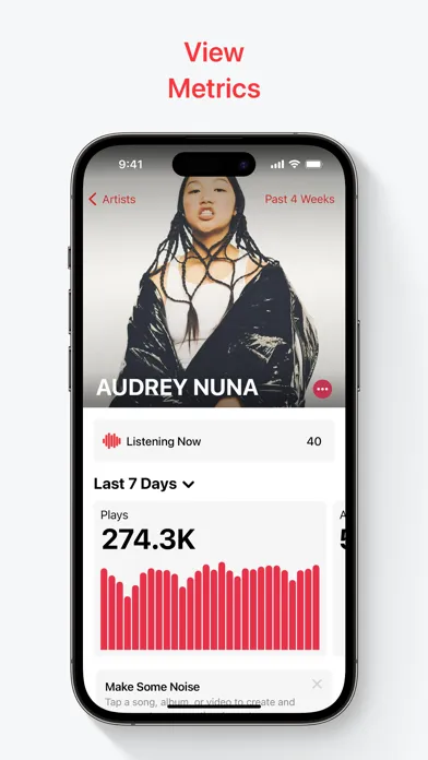 Zrzuty ekranu Apple Music for Artists