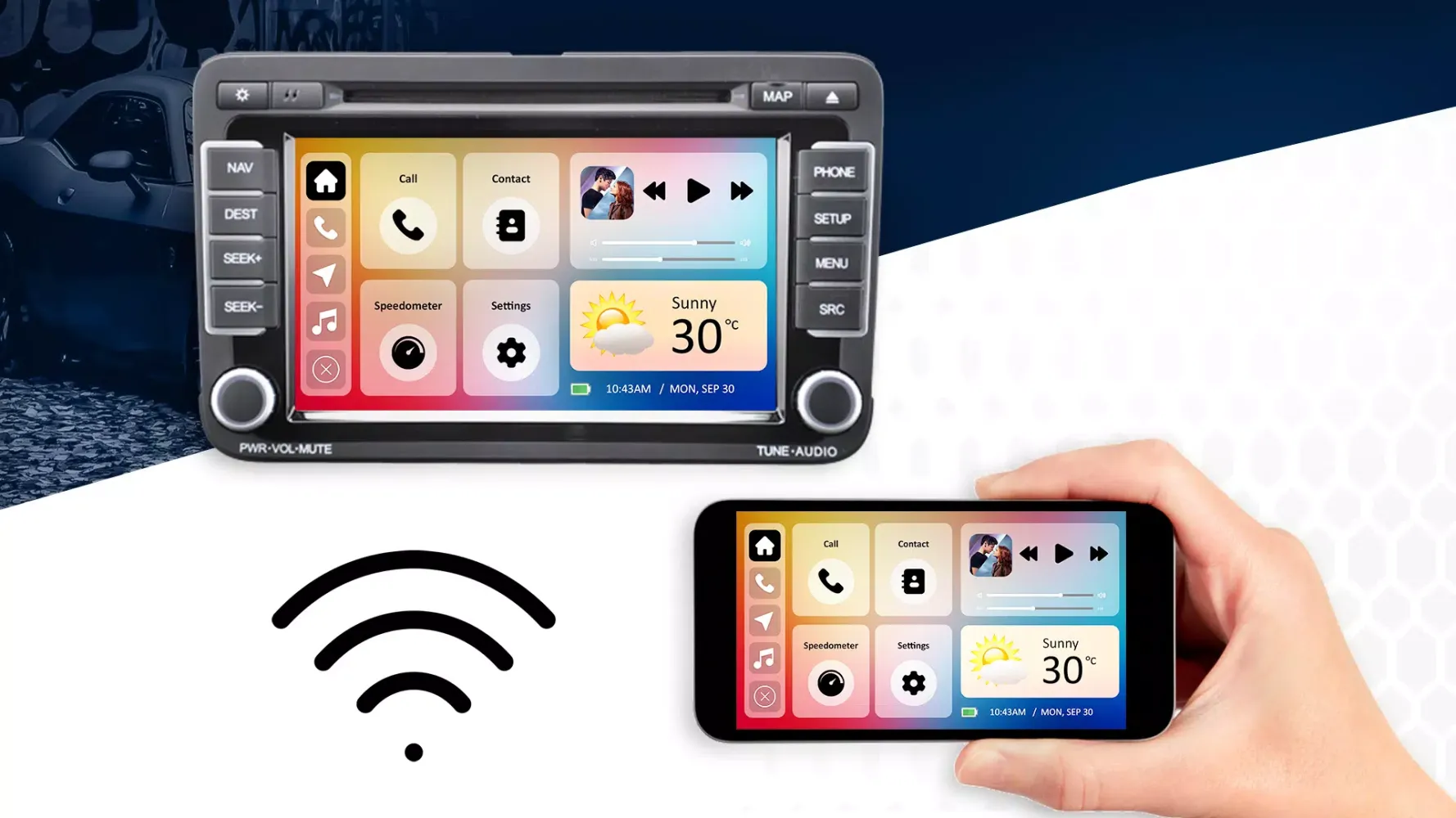 Car play: Android Carplay Auto应用截图