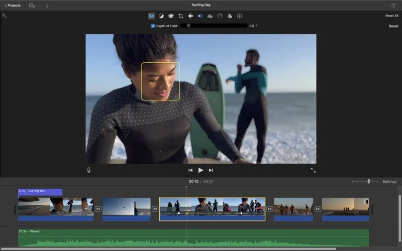 تصاویر iMovie