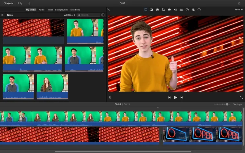 تصاویر iMovie