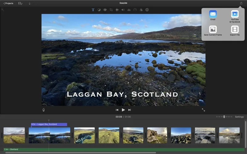 تصاویر iMovie