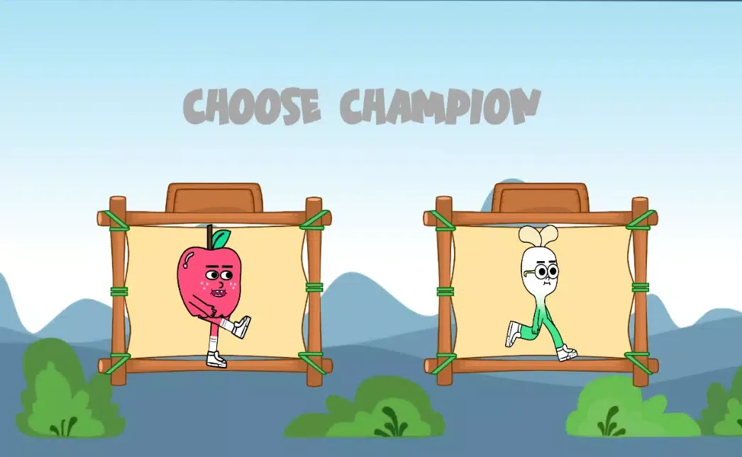 apple and onion running game स्क्रीनशॉट
