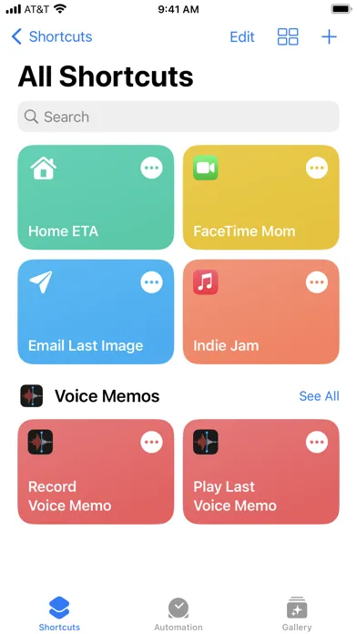 Shortcuts स्क्रीनशॉट