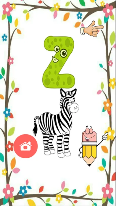 Tangkapan skrin Alphabets Phonics Addition and Multiplication Kids